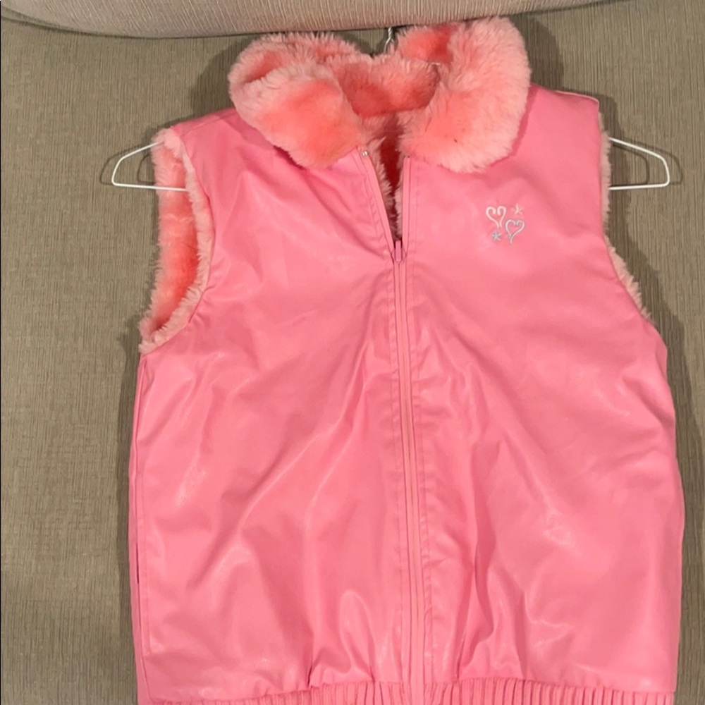 pink vest for girls